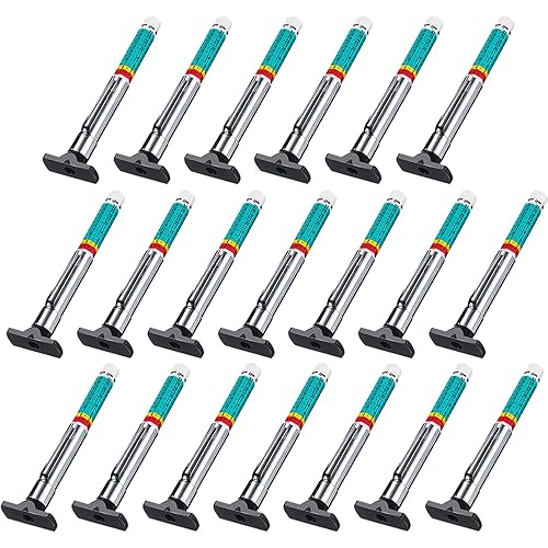 Xuhal 20 Packs Tyre Tread Depth Gauge Color Coded Tire Depth Gauge Tool Tire Tread Accurate Measurement Tools