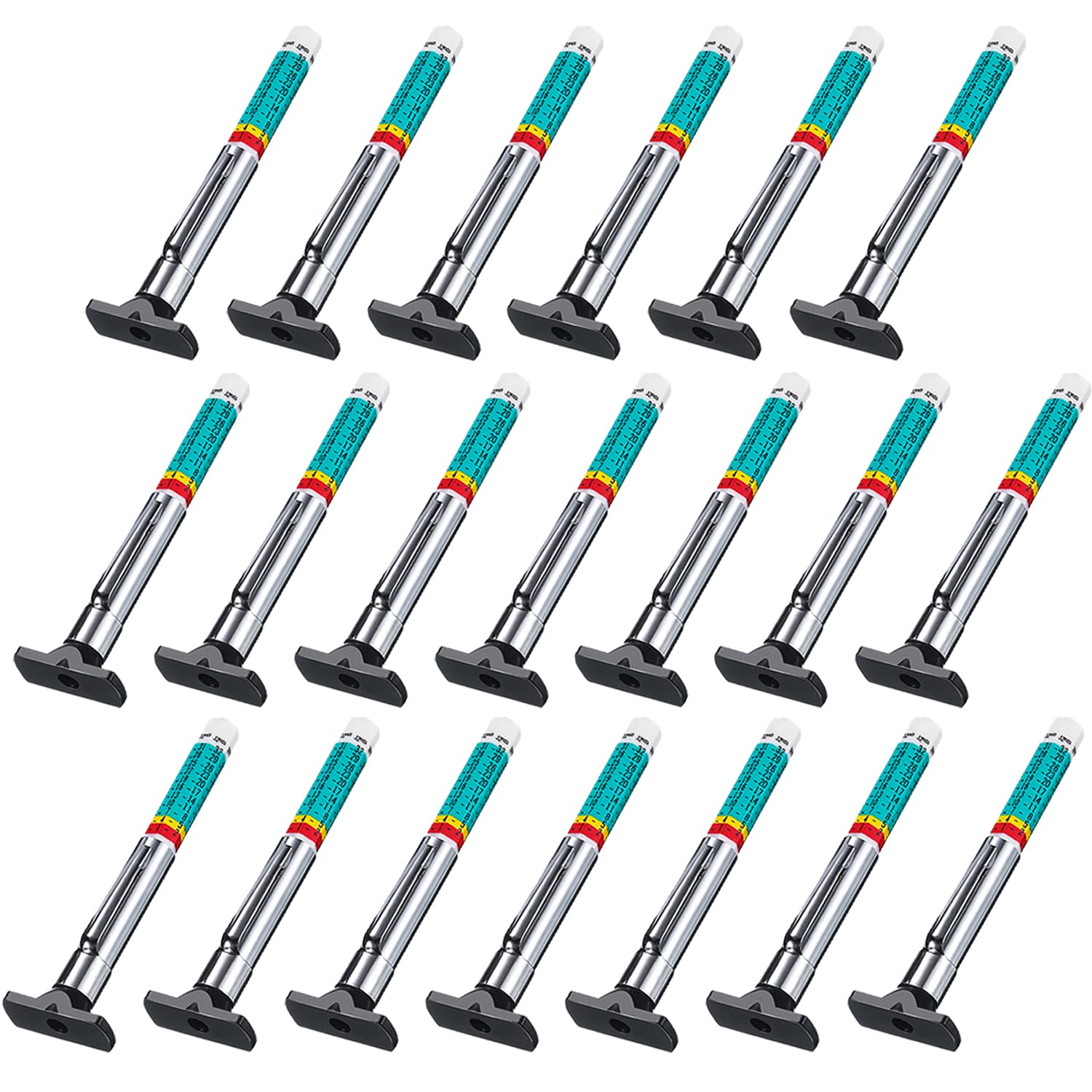 Amazon.com: Xuhal 20 Packs Tyre Tread Depth Gauge Color Coded Tire
