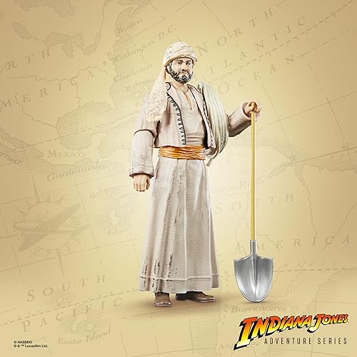 Miniatura 8 de Indiana Jones and The Raiders of The Lost Ark Adventure Series Sallah, figuras de acción de 6 pulgadas, niños a partir de 4 años
