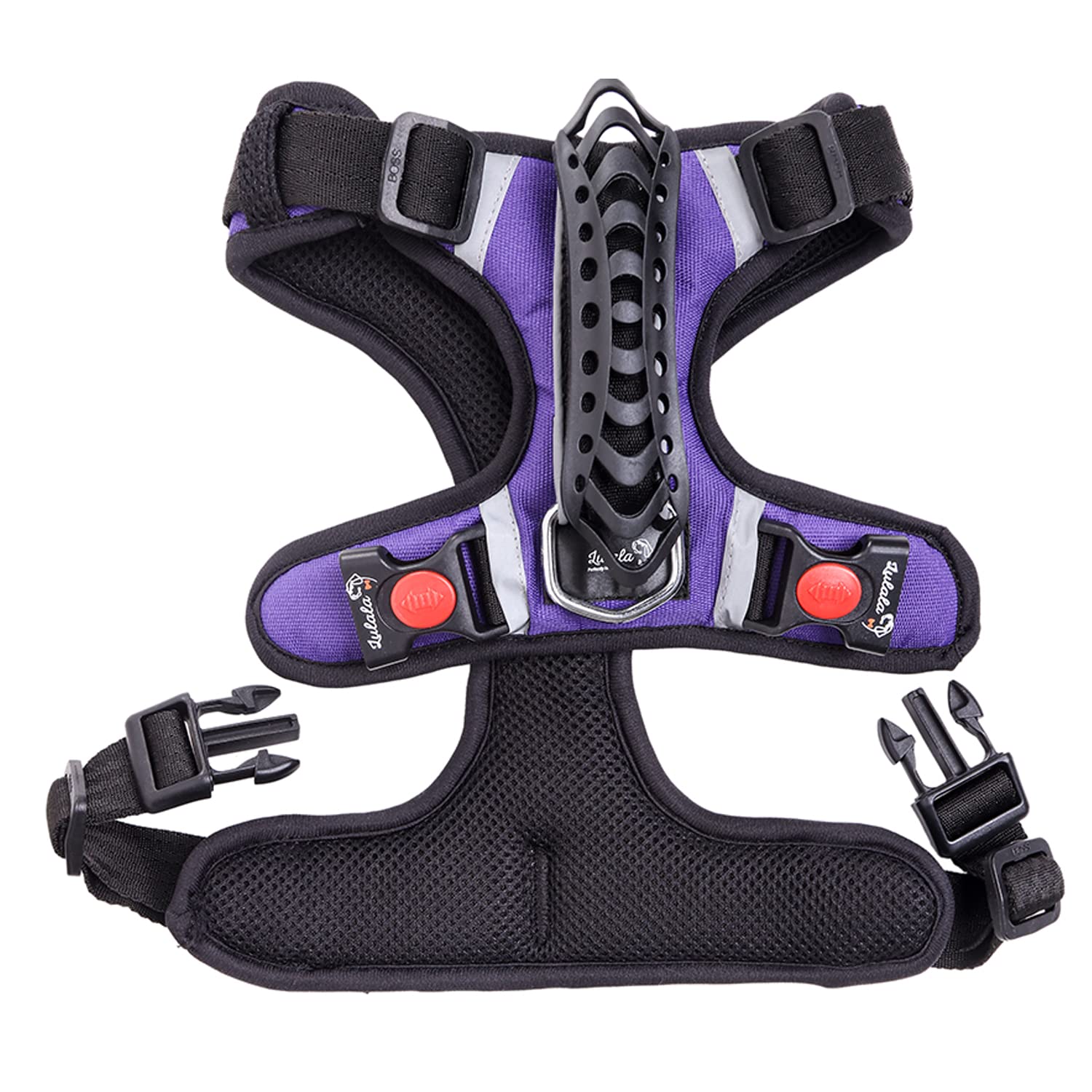 Lulala Dog Harness No Pull,Reflective Strong Dog Harness,Dog Vest with Molle & Sturdy Handle,No Choke Front Lead Breathable Dog Harness,Adjustable Soft Padded Pet Vest with Easy Control(M,Purple) (B0B369Y3RX) Amazon Price History, Amazon Price Tracker