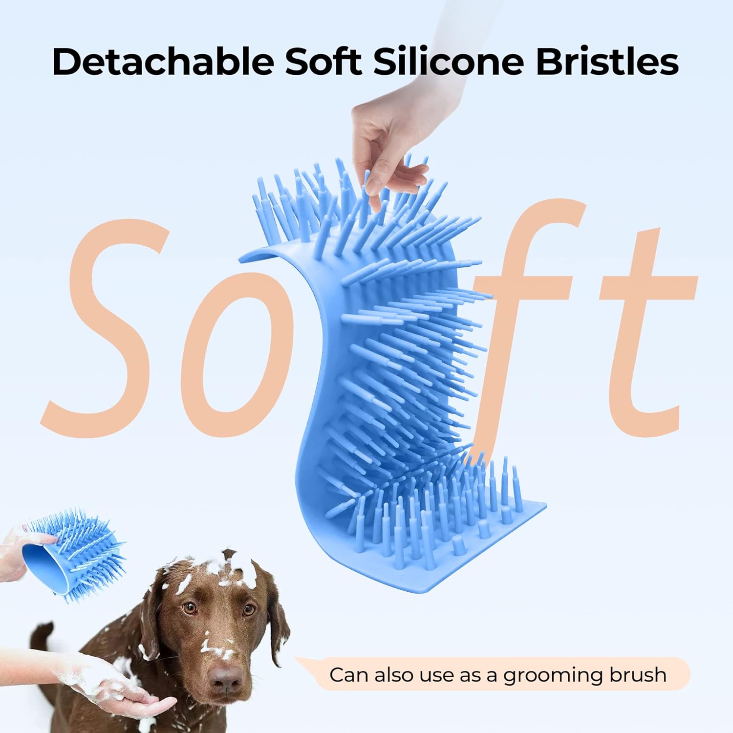 DOGNESS Automatic Dog Paw Cleaner, Portable Dog Paw Washer, Paw Cleaner