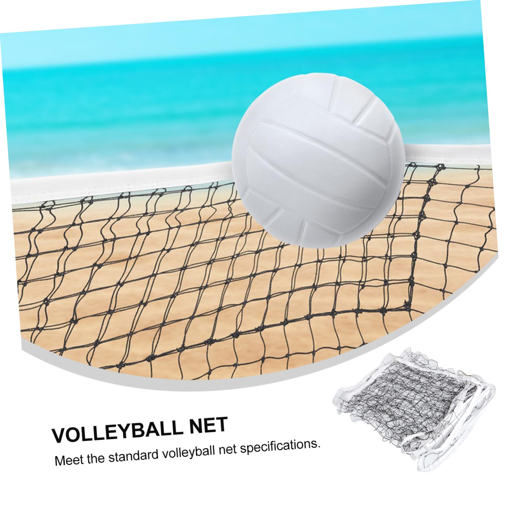 Kisangel Red De Voleibol Alta Resistencia Portátil para Exteriores e Interiores Reforzada para Piscina y Patio