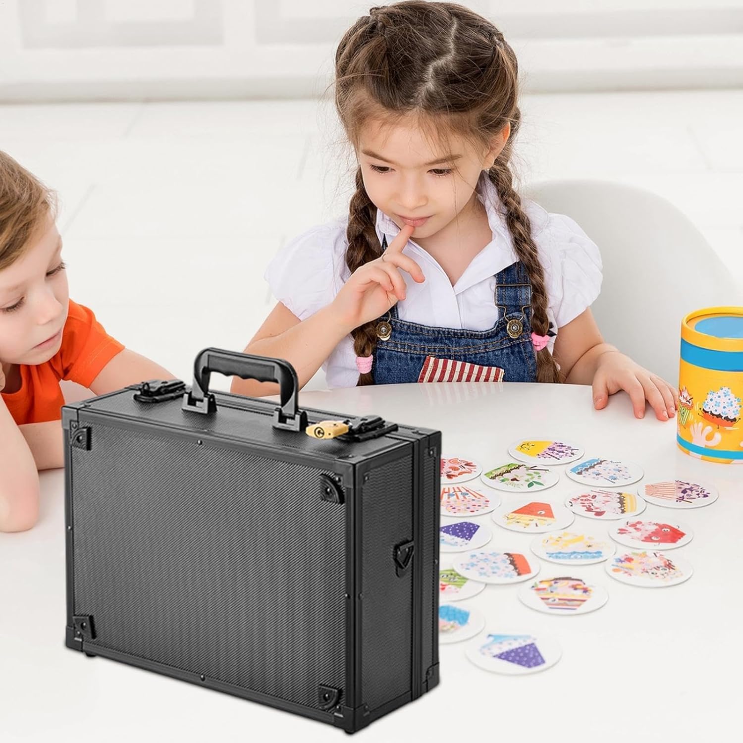 大容量トレカケース 5000枚収納可能 アタッシュケース アルミ製デッキ