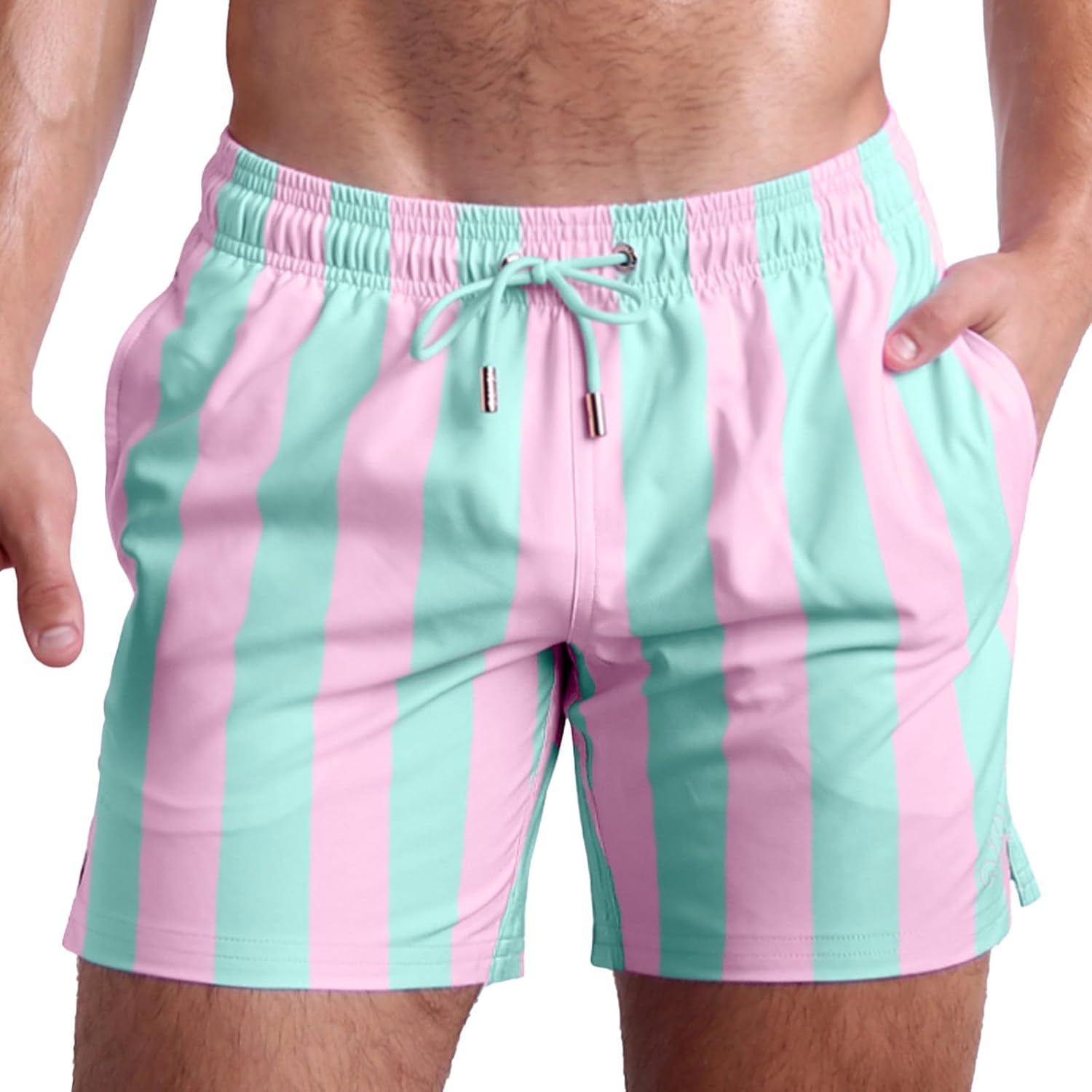 Bang Men's Swimwear - Resort Shorts - Stretchy Boardshorts Elasticated Waitsband Beach Wear