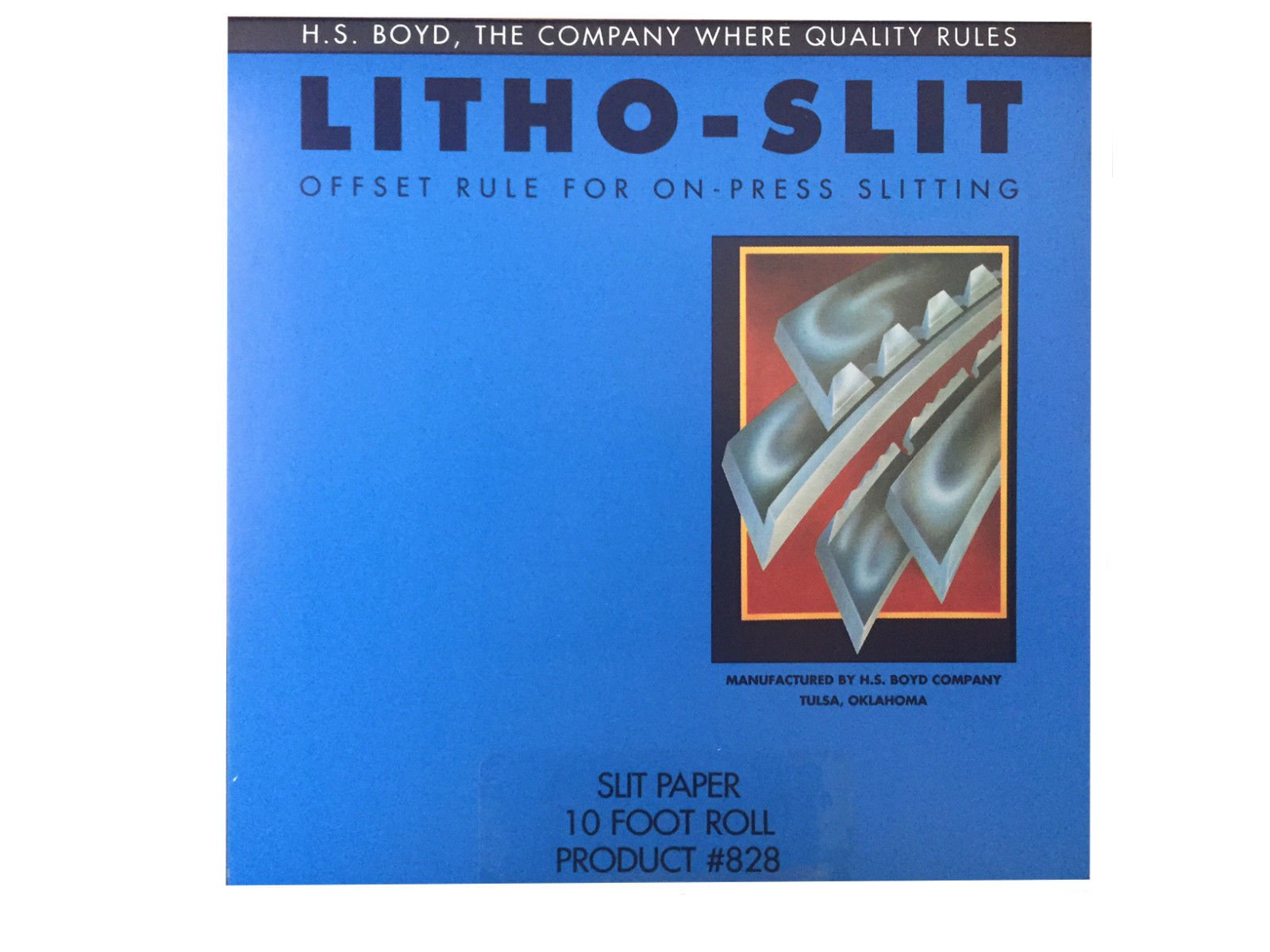 HS Boyd Litho Slit 10ft Roll #828