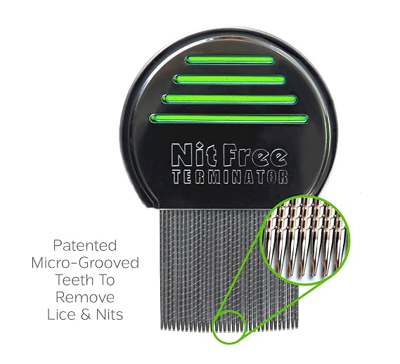 Lice Clinics of America Professional Stainless Steel Lice & Nit Comb | Effective Head Lice Treatment