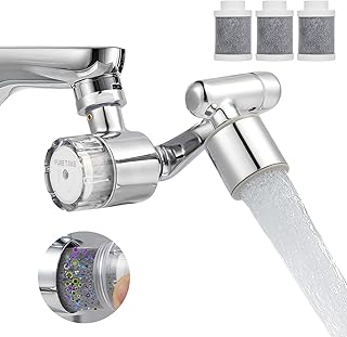 Water Filter for Sink Faucet,1080° Rotating Tap Extender, Remove Chlorine, Taste,Odor More Than 99%