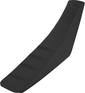 Seat Cover Compatible with Yozma IN10 Electric Dirt Bike, Black | Heavy Duty PVC, Non-Slip Striped, Custom Fit, Motorcycle Seat Protector