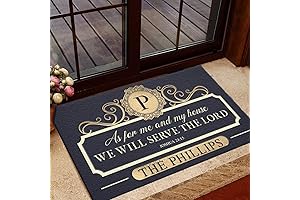 As for Me and My House Christian Doormat