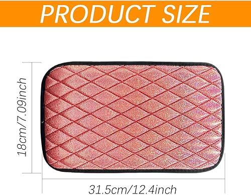 Miniatura 9 de Funda para consola central, funda para reposabrazos para automóvil, cómoda almohada impermeable para aliviar la fatiga de los brazos, accesorios