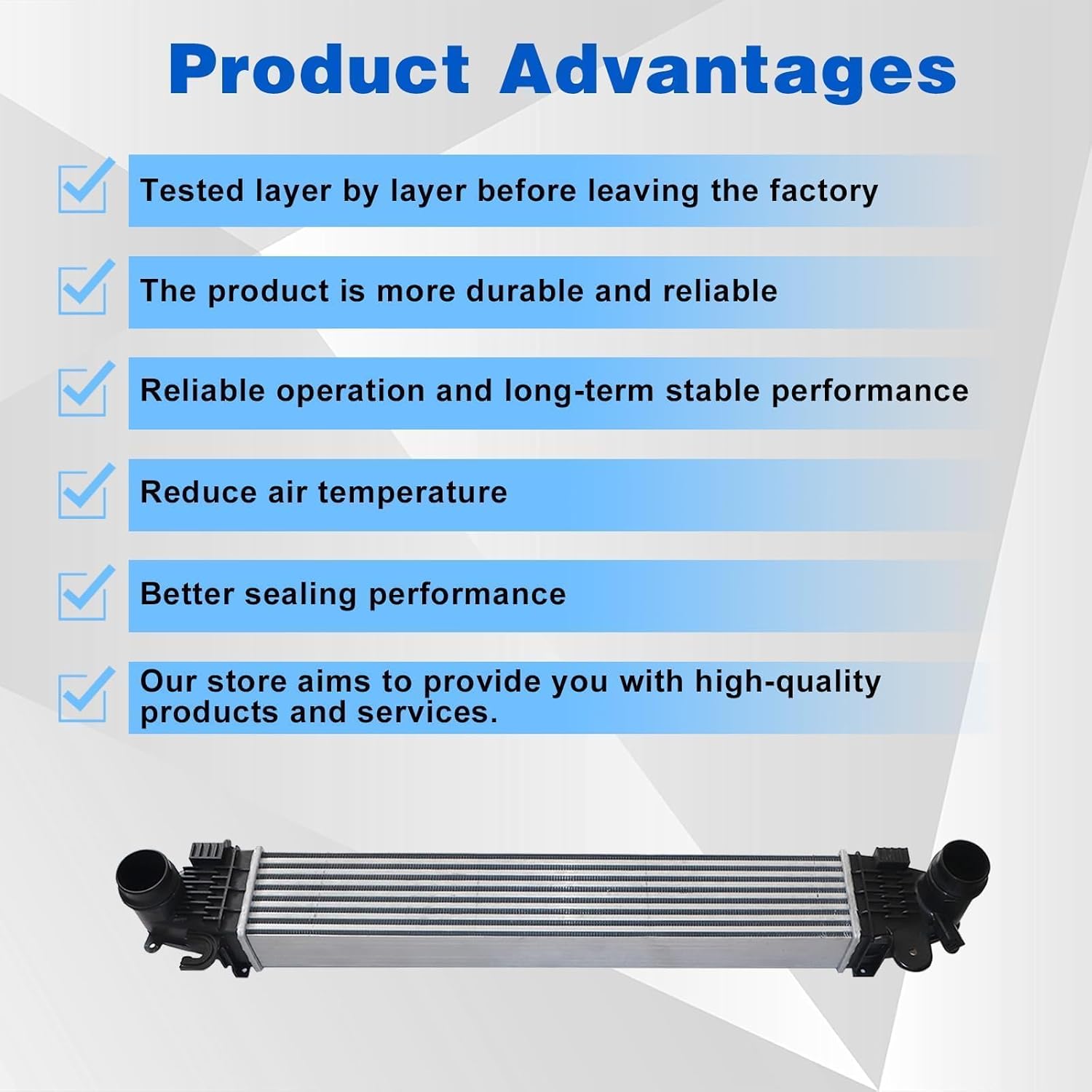 SecosAutoparts Aluminum, 1.5L Engine Intercooler Turbo Cooler, Fit for Chevrolet Equinox 2018-2022, Fit for GMC Terrain 2018-2022, Replace# GM3012116 84454110