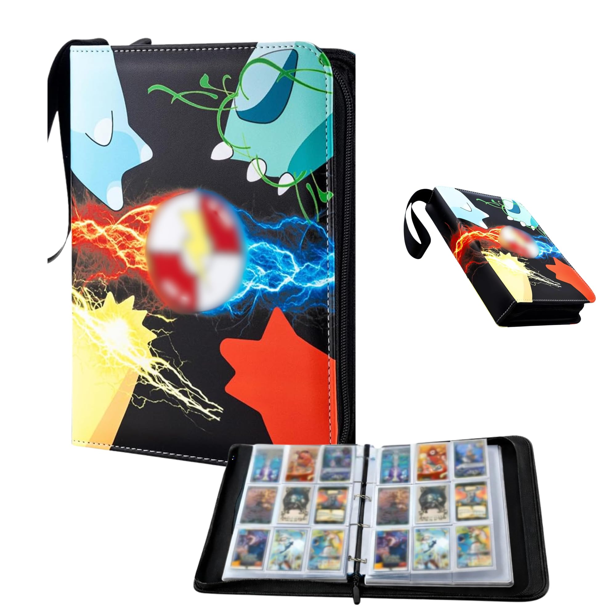 Álbum de Cartas profesional TGC,1080 Cartas,60 Páginas|Fundas Integradas, resistente al agua,acabado PREMUIM |Card Binder Profesional de coleccionista de Alta Capacidad,carpeta de tarjetas,archivador