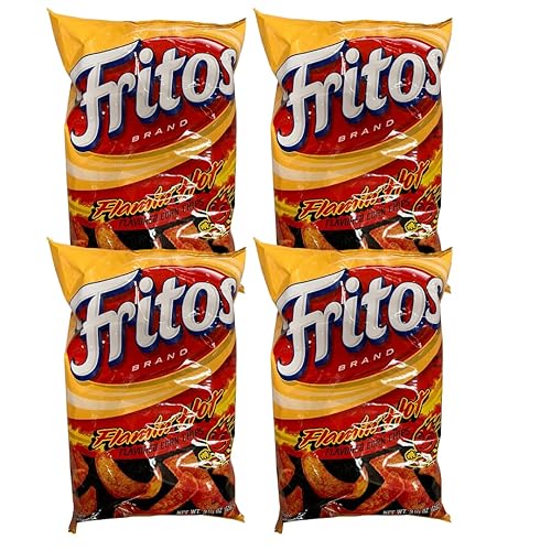 Fritos Flamin Hot Corn Chips 9.25 oz (paquete de 4)