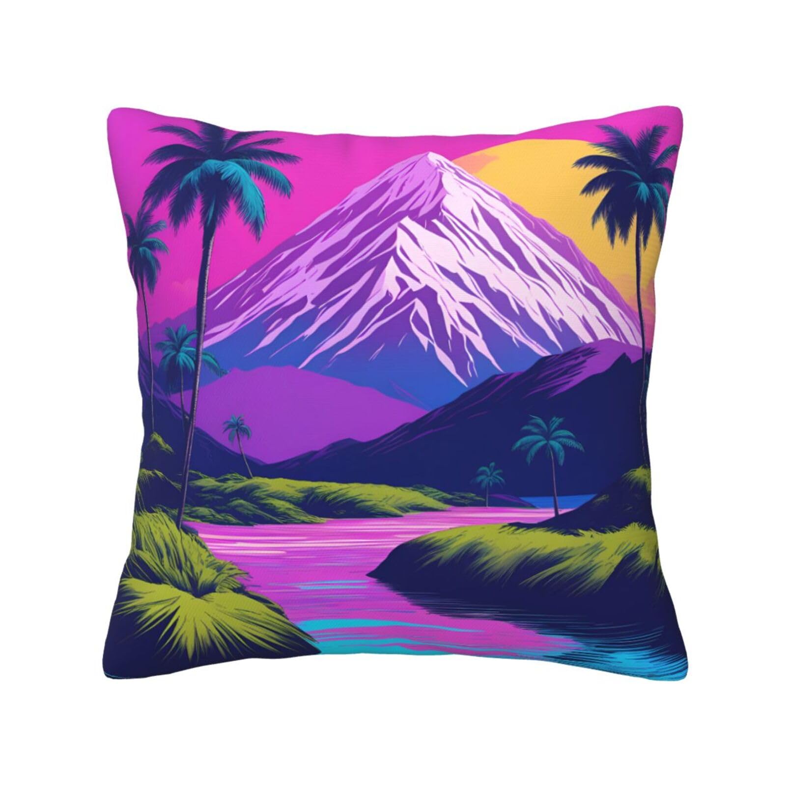 SXZVVBN many coconut treesDecorative Square Sofa Cushion Covers