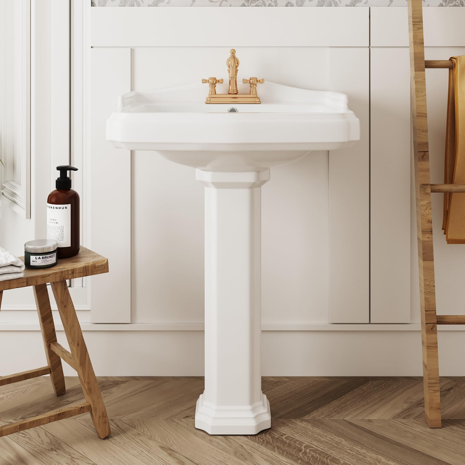 prd-222 DeerValley DV-1P522 Dynasty Pedestal Sink 23