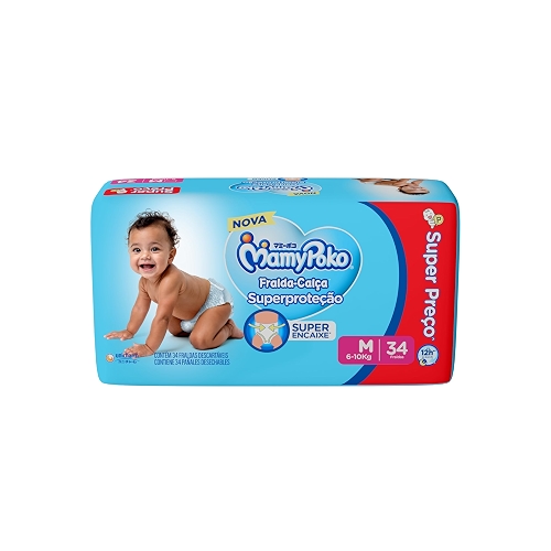 MamyPoko Fralda-Calça Superproteção M 34 Unidades MamyPoko Fralda-Calça Superproteção M 34 Unidades