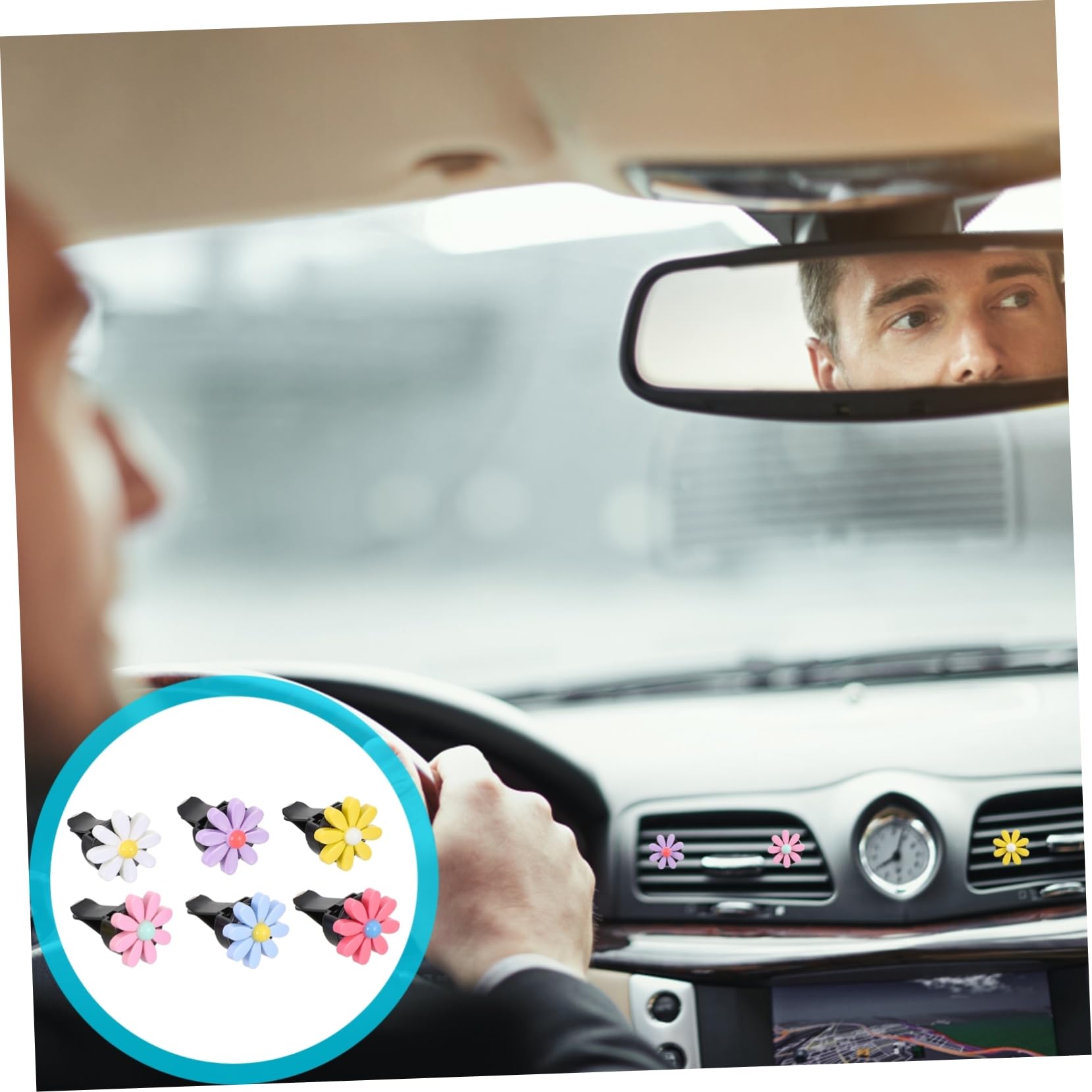 SHERCHPRY 30sätze Blumenförmiger Auto Duftclip Teiliges Und Aromatherapie Lüftungsclip Für Auto-innendekoration Installieren Langlebig Sicher Und Stilvoll