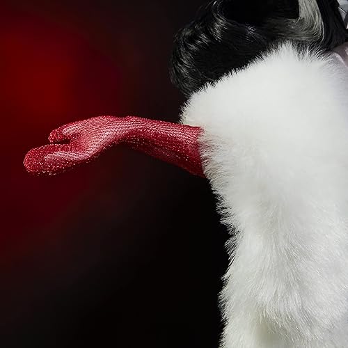 Miniatura 11 de Disney Princess Style Series Cruella De Vil, Muñeca de moda de estilo contemporáneo con accesorios, juguete coleccionable para niñas de 6 años en