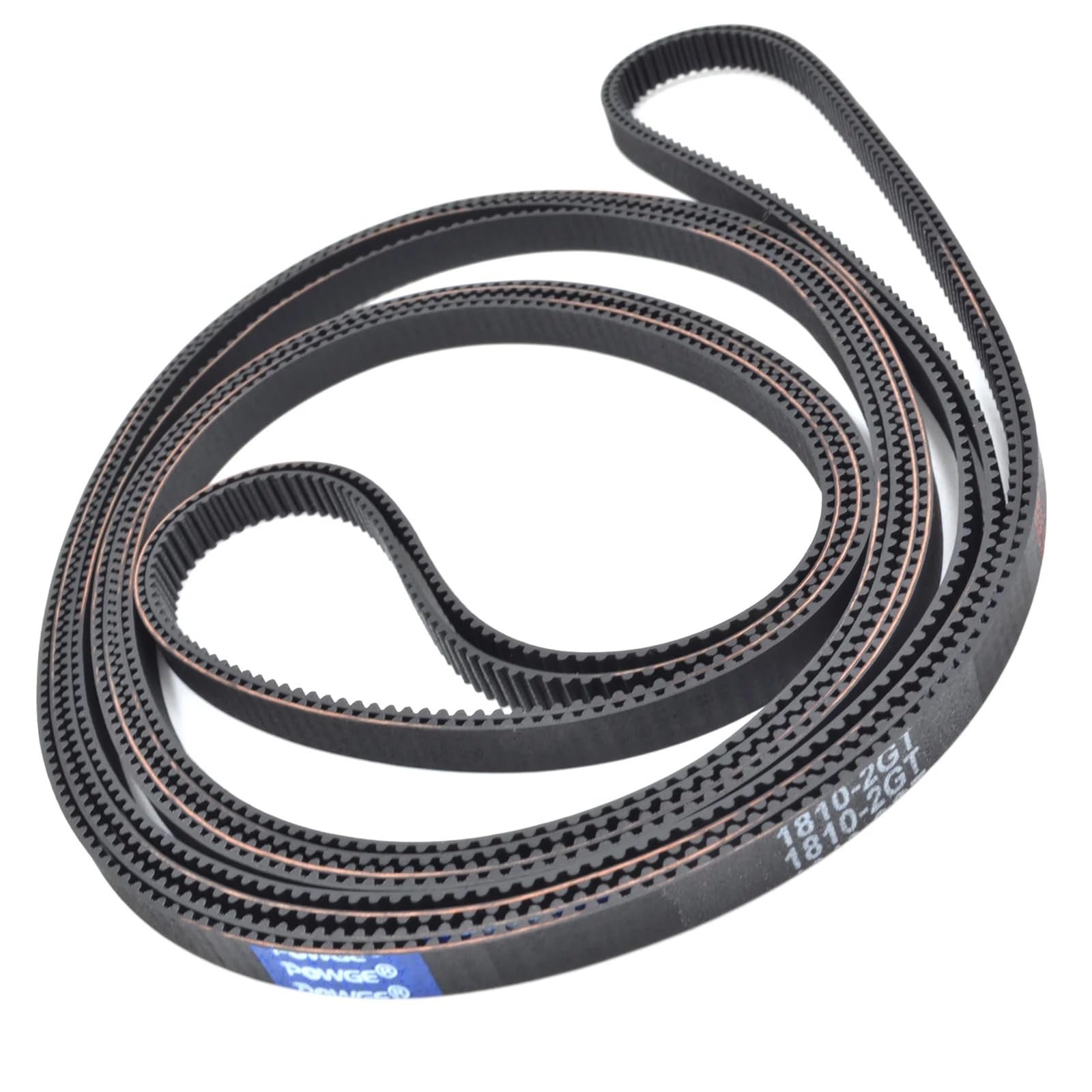 2M GT-2 Zahnriemen LP = 1512 1524 1540 1600 1810 1910 2000 2190 2200 2270 3000 3008 3600 4016, Breite 6 mm, 9 mm, Gummi, 1 Stück, 6 mm