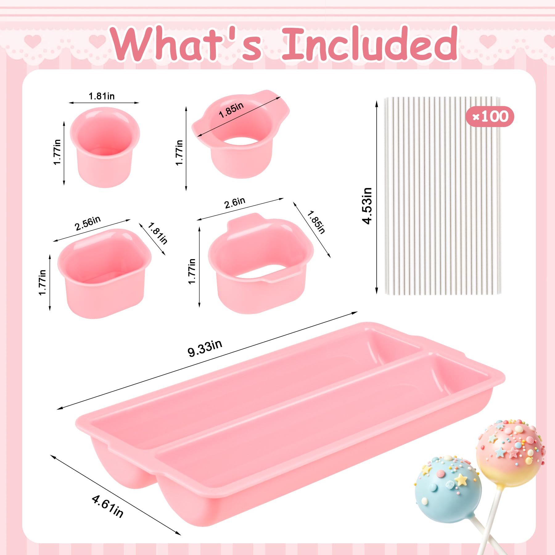 Cake Pop Mold Set - Make 100 Treats! -2 Cake Pop Mold Set - Make 100 Treats! -2