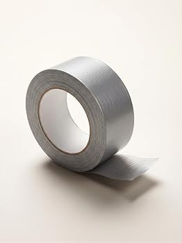 Gabcass Heavy Duty Silver Duct Tape, 1.97 Inch x 98 Feet (32.8 Yards) - Industrial Waterproof Adhesive Cloth Tape for HVAC Ductwork, Plumbing Pipe Repair, Heavy Packing & Outdoor ...
