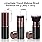 Keriloo Makeup Brushes, Retractable 2 Pack Travel Kabuki Blush Makeup Brush Face Powder Foundation Brushes for Blending Liquid, Blush, Bronzer, Buffing, Sunscreen,Flawless Cosmetics