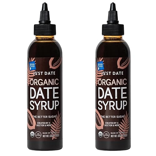 Miniatura 9 de Just Date Syrup : Edulcorante orgánico de dátiles | Una botella exprimible de 8.8 onzas I de bajo índice glucémico, vegano, paleo | 1 ingrediente: