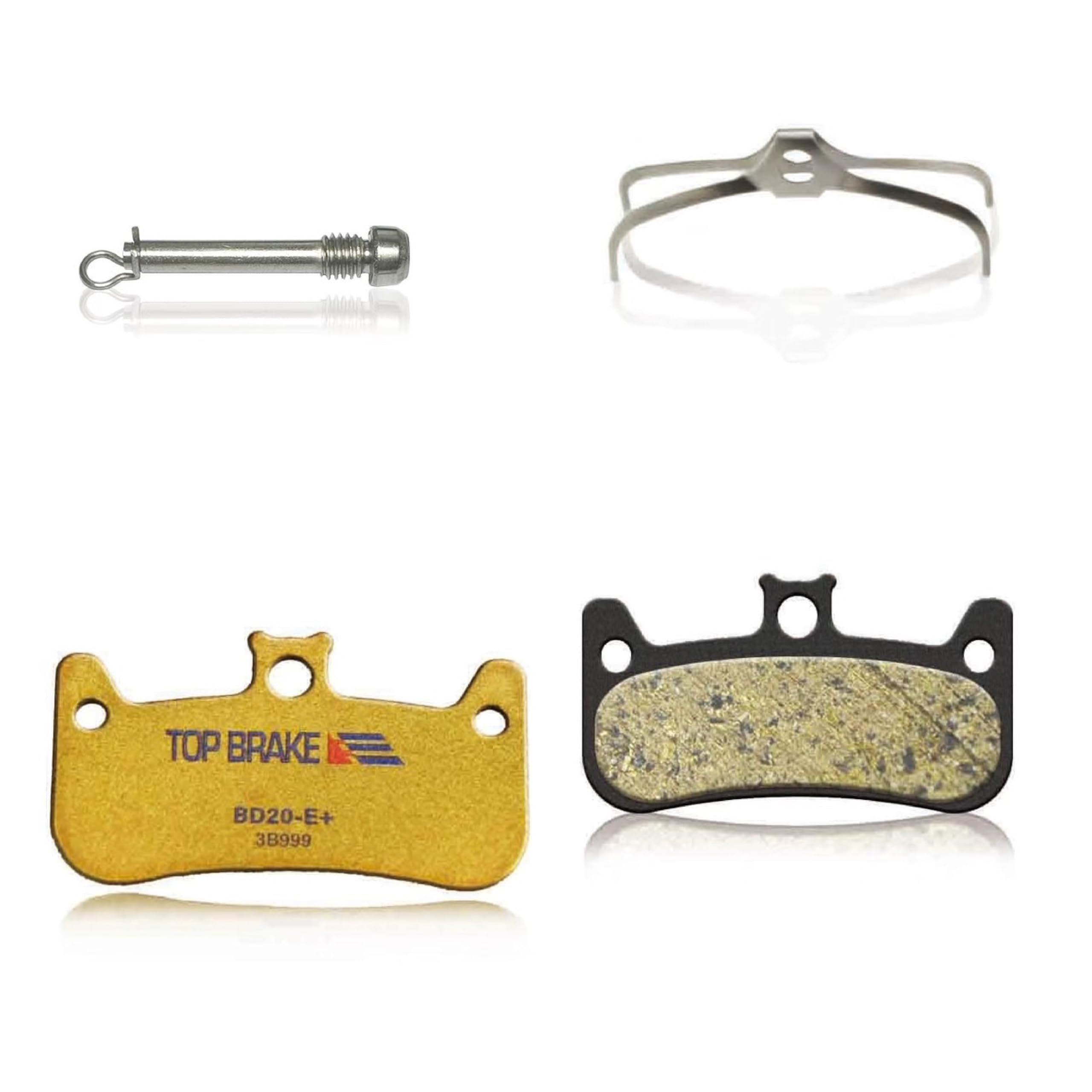 Top Brake Disc Electric Bike Brake Pads for Formula Cura 4, Gold, 1.72*0.97 (in)