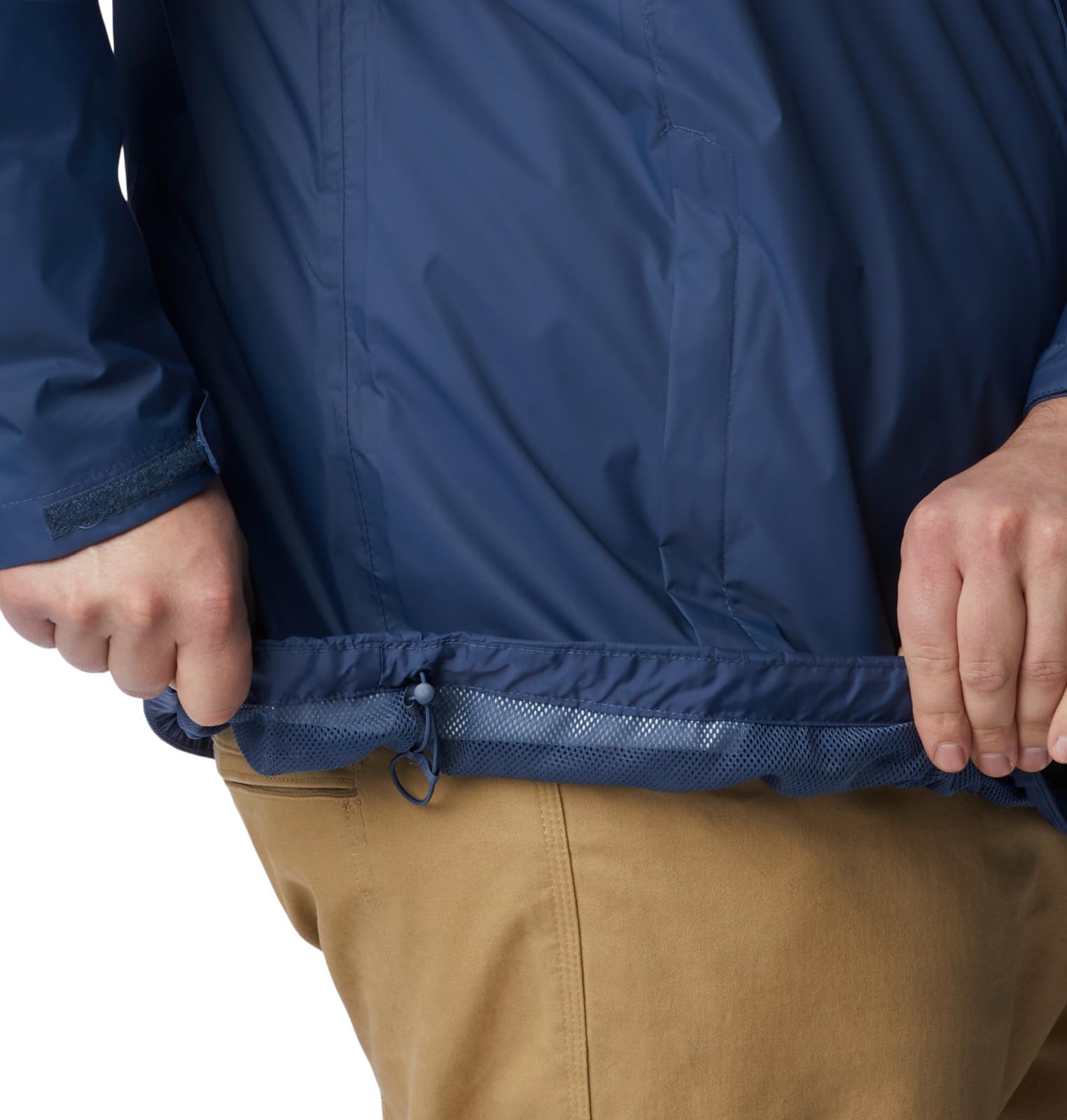 Columbia Watertight II - Chaqueta impermeable para hombre, azul oscuro (Dark Mountain), talla L