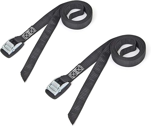 Vista 13 de PowerTye MFG Correas de amarre con hebilla de leva, correas de amarre de 1 pulgada x 4 pies, fabricadas en Estados Unidos, ideal para asegurar