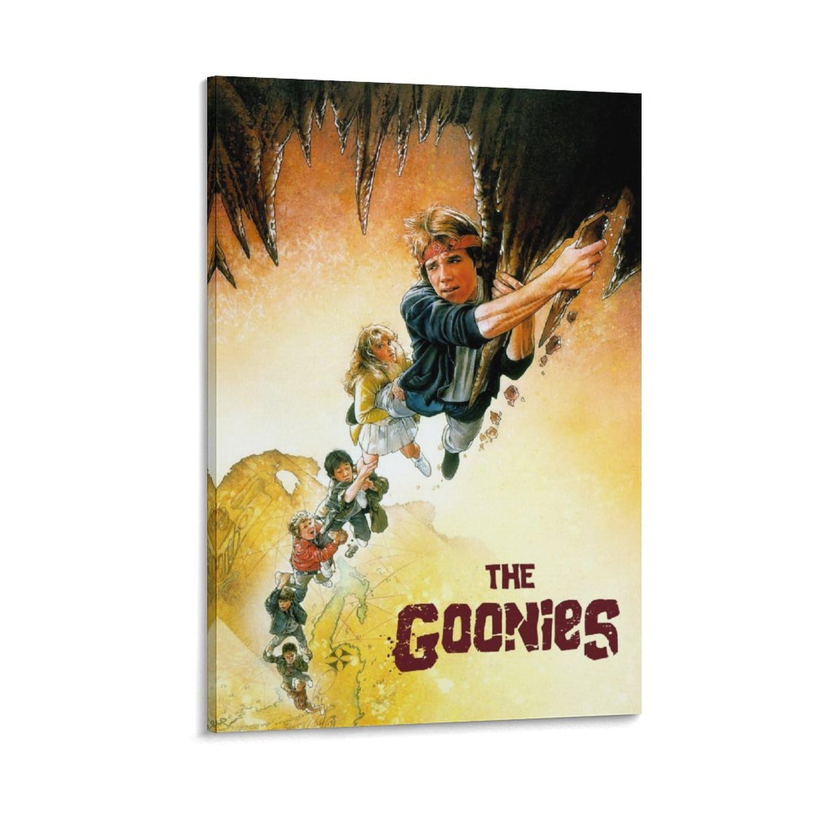 Amazon.co.jp: 映画ポスター グーニーズ The Goonies キャンバス 