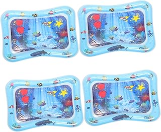 SECFOU 4 Pçs Verão Inflável Almofada De Água Inflável Tapete De Jogo Do Bebê Tempo De Barriga Playmat Esteira De Atividade De Tempo De Barriga Brinquedos Do Bebê Tapete De Jogo