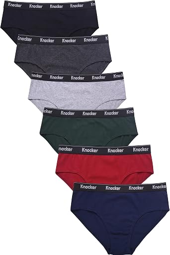 I&S Mens Colors Band Pack of 6 Bikini Briefs - Add a Pop of Color to Your Underwear Drawer