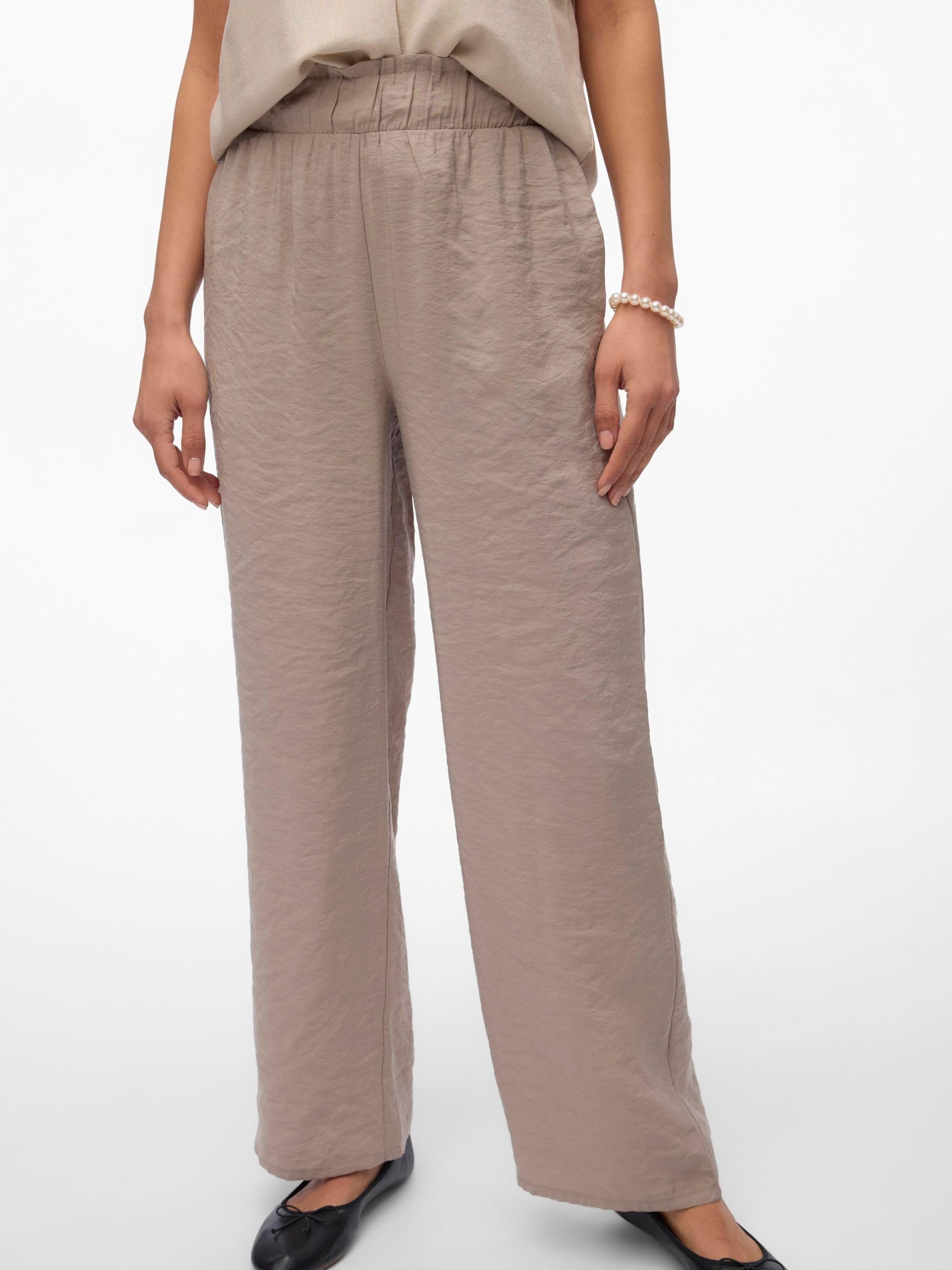 VERO MODA Vmqueeny Long Pants Wvn Ga - Spodnie Kobiety