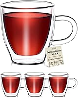 Algopix Similar Product 13 - Epar Glass Espresso Cups  Set of 4
