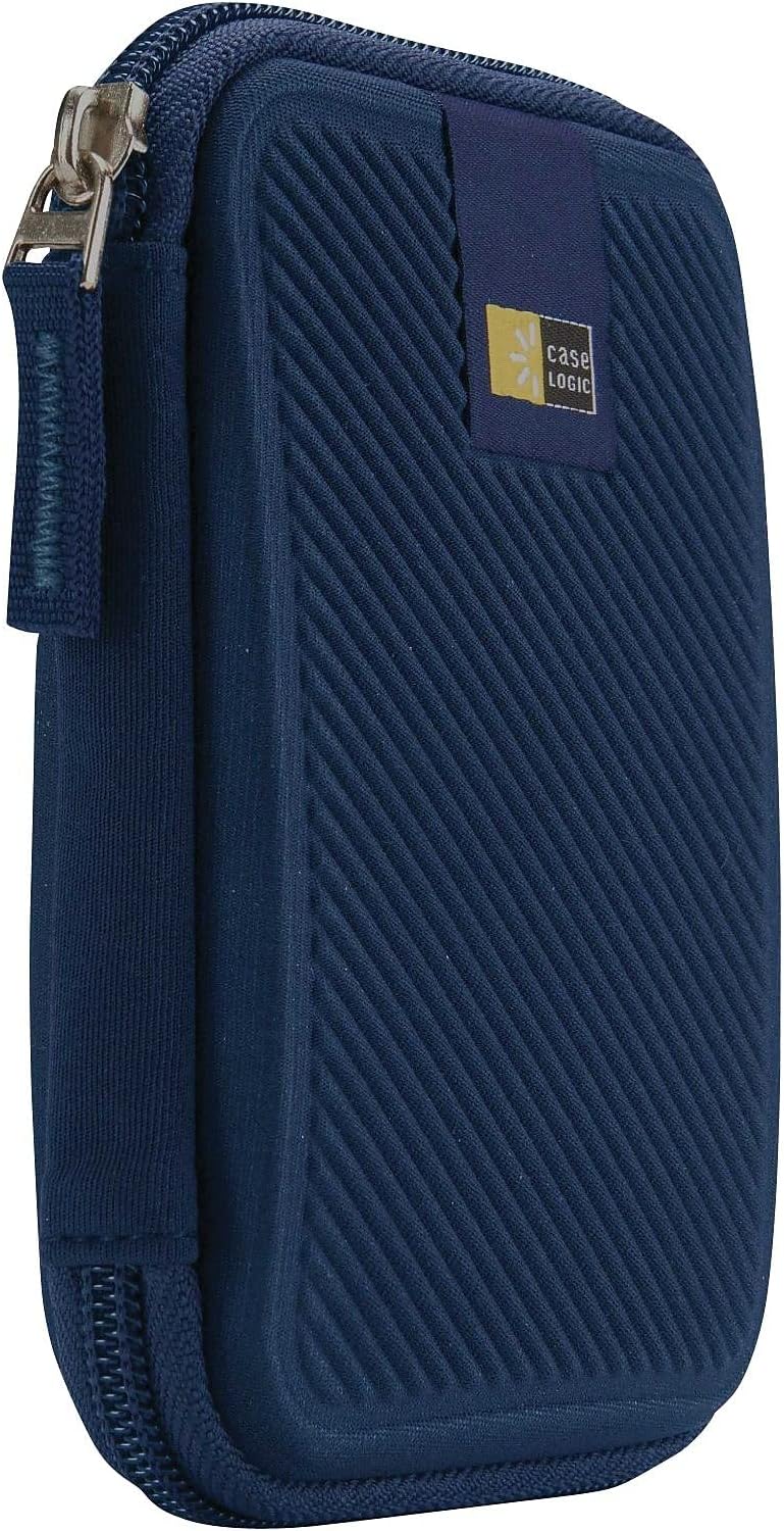 Case LogicEHDC-101Blue Hard Shell Case for 2.5-Inch Portable Hard Drive Dark blue