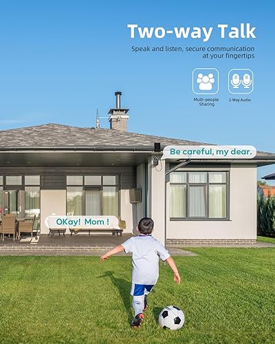 Miniatura 7 de ZUMIMALL Cámaras de seguridad inalámbricas para exteriores, cámaras solares 2K para seguridad en el hogar con soporte magnético, visión nocturna a