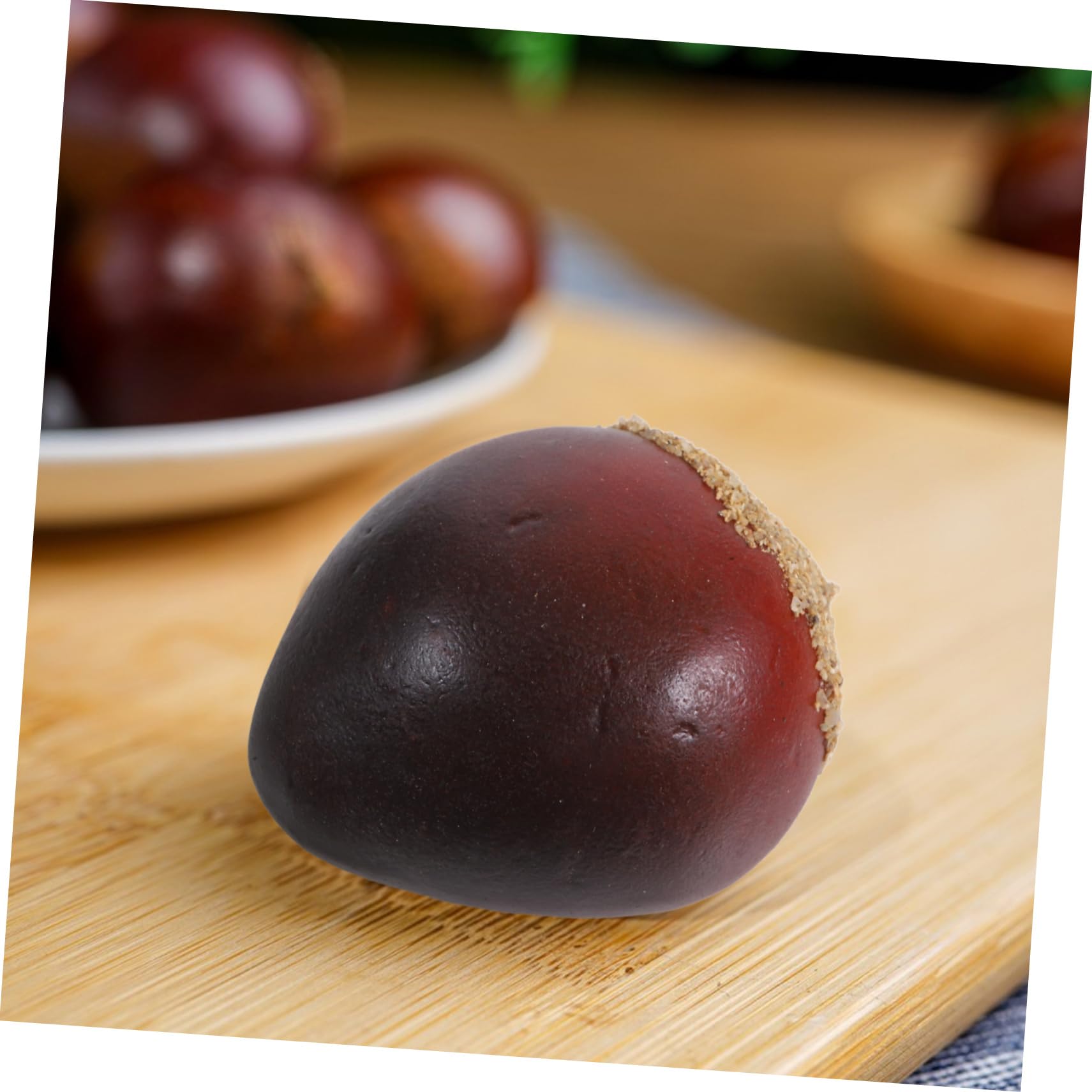 Alipis 5 Juegos Castaña De Espuma Nueces De Simulación Comida De Cocina Artificial Castañas De Espuma Falsa Castañas Realistas Castañas Falsas Espumas Modelo De Frutas Coffee 30 Uds * 5