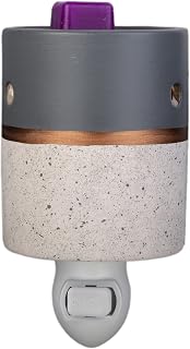 Accent Wax Warmer - Scented Wax Cube Melter - Electric Fragrance Plugin - Wickless Candle Air Freshener & Home Décor Gift (Kiki Charcoal)