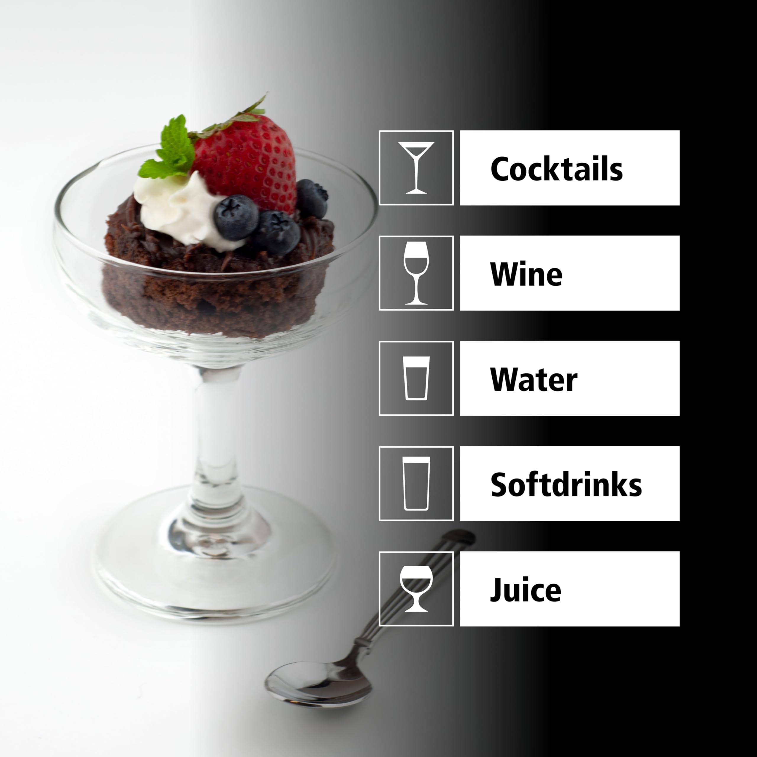 LIBBEY 70199 Verre à boire, coupe « EMBASSY », 163 ml, lot de 12