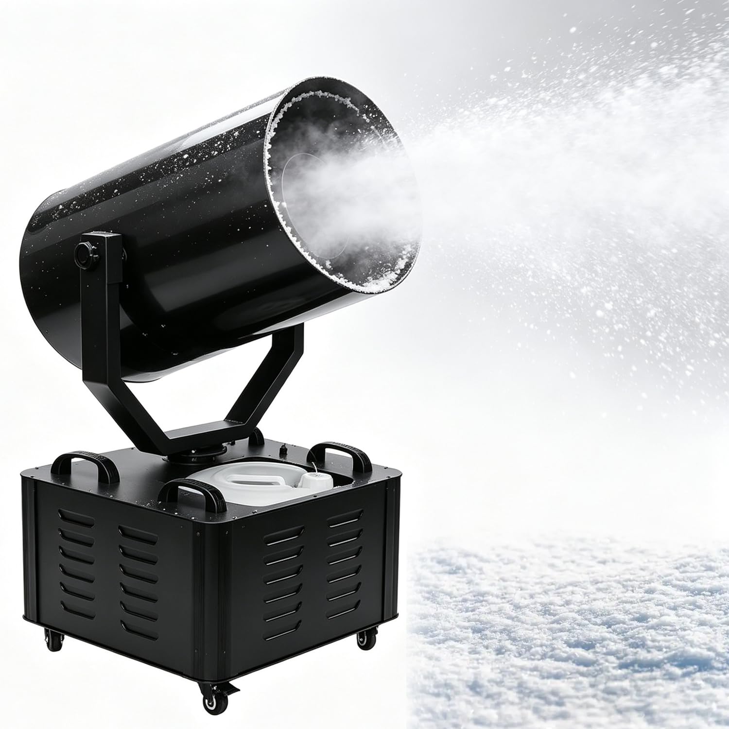 Macchina Per La Neve Da 2000 W, Macchina Per Fiocchi Di Neve Con Oscillazione A 120°, Area Di Copertura 50 Metri Cubi, Con Controllo Wireless, Effetto Bufera Di Neve, Ideale Per Effetti Scenici