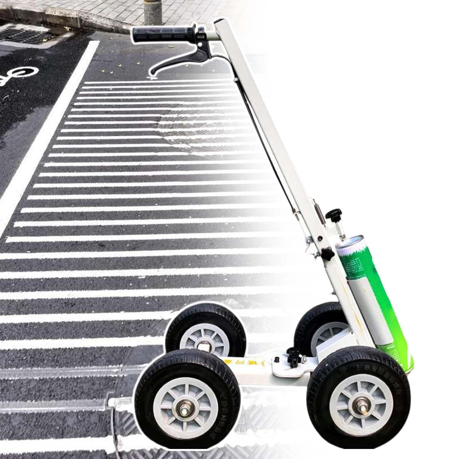 Parkplatzmarkierungsmaschine, Fahrbare Markierungsmaschine Mit Griffsteuerung, FüR Schulen, SportpläTze, StraßEn- Und Rasenmarkierungen