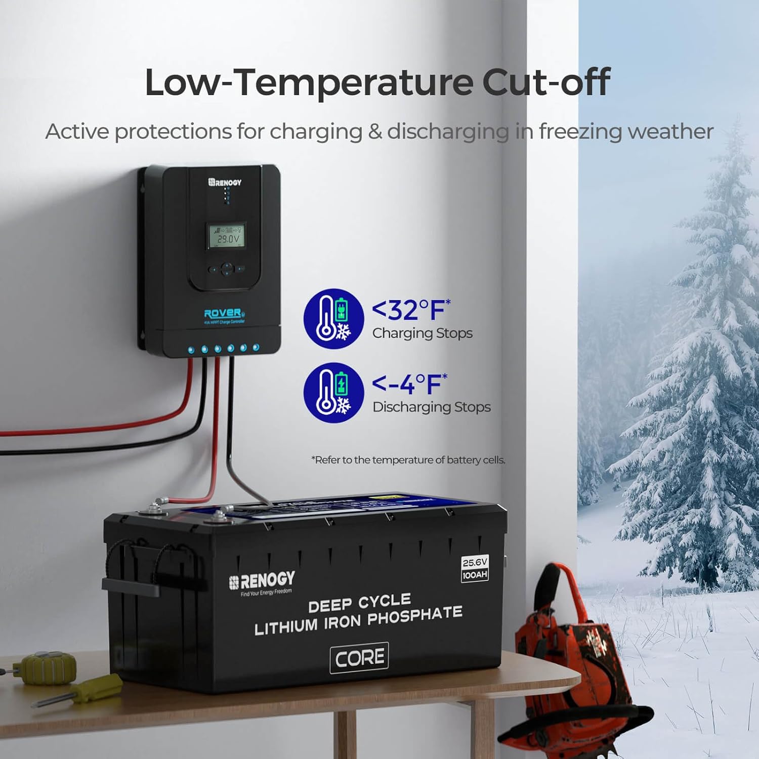 Renogy battery low-temperature cut-off