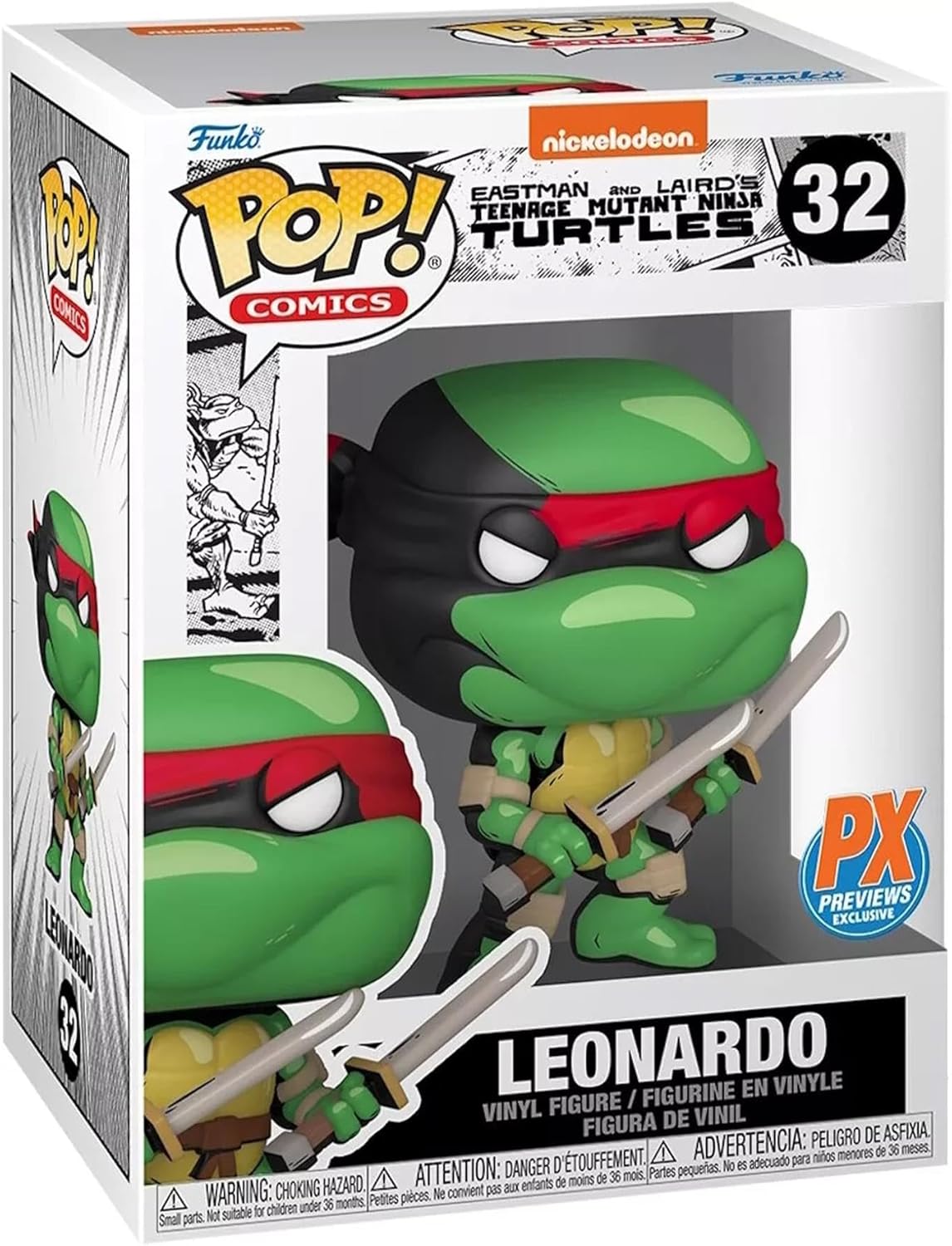 Funko TMNT POP Vinyl Figure | Leonardo PX Exclusive