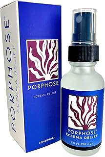 Porphose Eczema Relief: Steroid-Free Red Algae and Colloidal Oatmeal Spray for Eczema Treatment. Hypoallergenic, Antioxidant, Fragrance-Free, New for Summer 2025!!!