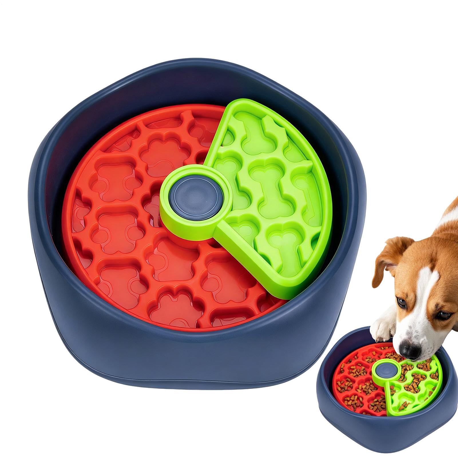 Gamelle pour chien à 3 couches et station d'alimentation anti-dérapante