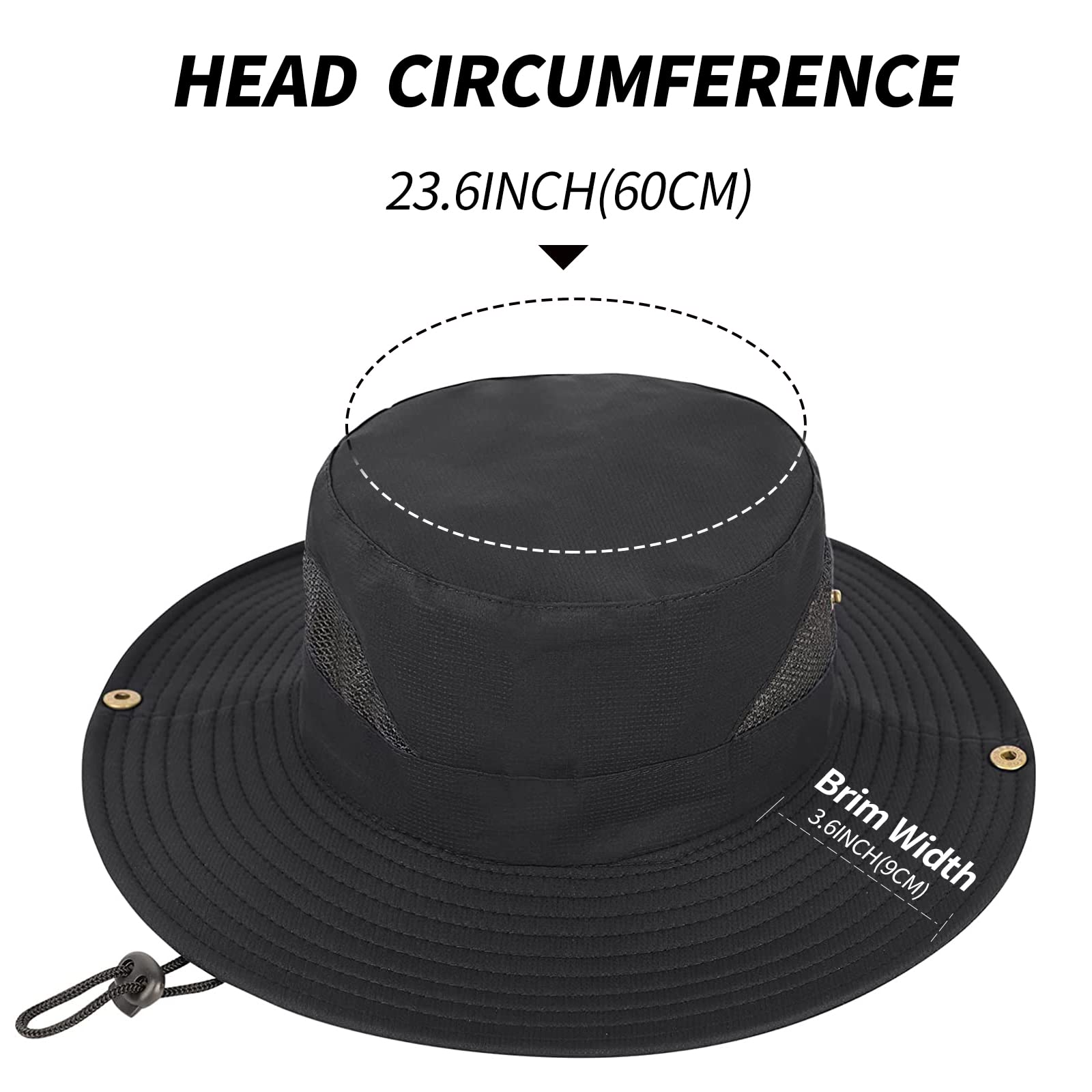 Snapklik.com : ZOORON Sun Hats For Men Women, Fishing Bucket Hats, Wide ...