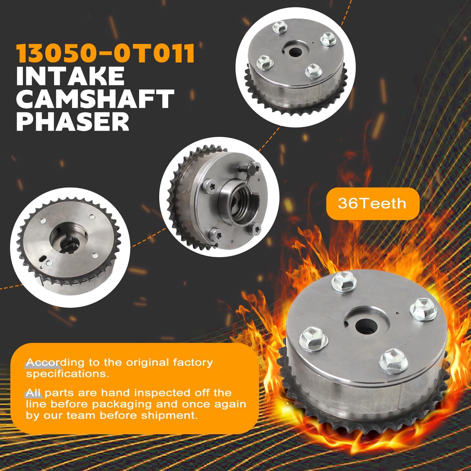 PANGOLIN Timing Chain Kit VVT Gear Sprocket Kit Compatible with Toyo-ta Corolla 2009-2015 Prius Matrix Scion XD Pontiac Vibe 1.8L 1ZR 2ZR Engine, Replacement OE 13050-0T010, 13050-0T021, 130700Y020