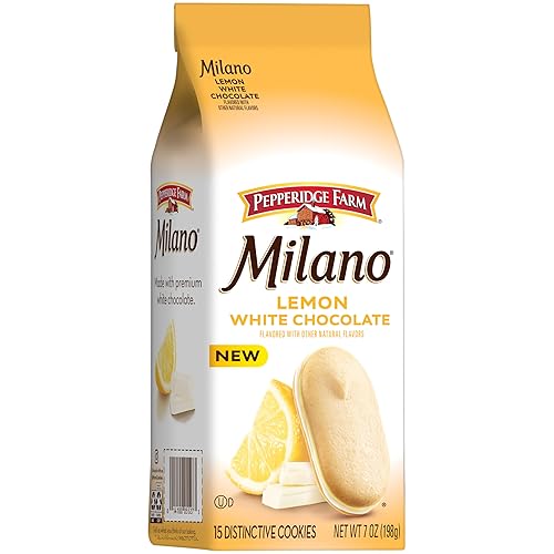 Miniatura 7 de Pepperidge Farm Milano - Galletas con sabor a limón y chocolate blanco, bolsa de 7 onzas