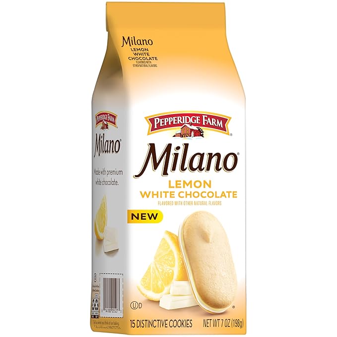 Pepperidge Farm Milano Galletas Chocolate Blanco Limón 7 oz miniatura 7